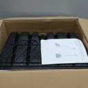 VEVOR Snow Shovel for Driveway, 17 in Wide Plastic Snow Shovel with D-Shaped Handles & Aluminum Blade, Large Capacity Snowplow Shovels, Lightweight Snows Removal Tool for Garden Car Camping (Black)