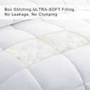 All-Season Queen Size Cooling Comforter Duvet Insert - White