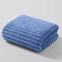 28X56 Inches Premium Bath Towel, Durable Microfiber Coral Velvet Highly Absorbent Towels - Multipurpose Use as Bath Fitness, Bathroom, Shower, Sports, Yoga TowelBlue