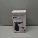 Window Vacuum Squeegee Cordless, Window Vac with Detachable Water Tank and Strong Suction, Electric Window Cleaning Tool for Shower Wall, Glass, Mirror, Countertop, Tiles, Car Windshield (Black Grey)