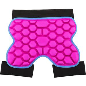 Kids' Skateboarding Hip Pads - Protective Butt Pads for Child Roller Skating, Scooter, Inline Skating - Youth Protective Gear with Comfortable Padding, Ages 3-7 (Pink)