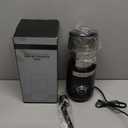 SHARDOR Electric Super Silent Blade Coffee Grinder, Timed Grind Control Rotary Knob, Adjustable Coarse to Fine for Coffee Beans, Spices & Herbs, with 2 Removable Stainless Steel Bowl, Black