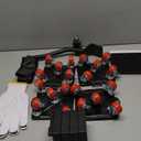 LOYAL TIGER Heavy Duty 1500LBS Furniture Dolly & Movers with 5X 360 Wheels - Carbon Steel Panel & Non-Slip Casters, Includes Lifter Jacks, Gliders for Sofa, Refrigerator (5.4 Inch, Red)