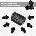 8PCS Grille Moulding Clips Replace 68213168AA Compatible with Ram 2013-2020 1500 2500 3500 4500 5500, Automotive Retainer Clips Car Accessories