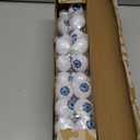 JOYIN Halloween Decorations Outdoor Solar Scary Eyeball Lights, 4 Pcs 24LEDs Warm Pathway Yard Stakes, Waterproof Firefly Lights for Halloween Graveyard Yard Garden Patio Walkway Party