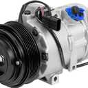 97701D3750 A/C Air Conditioner Compressor Assembly with Clutch Compatible with 2019 2020 2021 Hyundai Tucson 2.0L, Replace for 198374, CO11811C