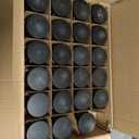 Glass Jars with Lids,Eco-Friendly Cosmetic Containers with Airtight Black Lids & Liners, Multi-Color Options for Cream, Lotion, Body Butter, DIY Skincare Travel Jars (Amber, 4oz, Count of 23)