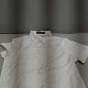 J.VER Womens Button Down Shirts Stretch Wrinkle Free Formal Short Sleeve Dress Shirt Summer Work Blouses Business Casual Tops (Small, White)