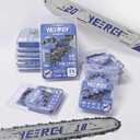 2 x 16 Inch Chainsaw Chain 3/8" LP Pitch .050" Gauge 56 Drive Links-Fits for Craftsman, Poulan, Ryobi, Echo, Greenworks and More 16" Saw Chain (Semi-Chisel)