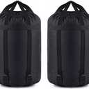 MOOCY Compression Stuff Sack, 12L/24L/45L Sleeping Bag Cover Sack Sleeping Bags Storage Stuff Sack Organizer - Great Sleeping Bags Clothes Camping Hiking Backpacking