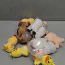 12 Pcs Mini Stuffed Farm Animals Bulk 4 Inch Farm Animals Plush Toys Plush Cute Horse Cow Duck Chick Pig Sheep for Birthday Home Decor Easter Basket Stuffers Student Awards