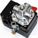 Air Compressor Pressure Switch Replacement Compatible with Porter Cable 150/120 PSI Models, 4-Port 120V Control Switch Replaces D26612 Z-D26612