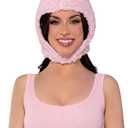 Leg Avenue Women's Halloween Costumes for Women Cute Bunny Monster Hood Animal Ears Bonnet (Pink)