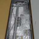 Stylish Kitchen Paper Towel Holder with Shelf - Adhesive Hand Towel Holder for Bathroom Wall Mount, Rust-Resistant Matte Grey Finish for RV Toilet Paper Holder Rack, Easy One-Handed Operation Design (Gray)