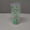 Crystal Table Lamp (Touch & Remote), 4 Modes 16 Color Changing Night Light, Rechargeable, Dimmable, RGB Rose Diamond Ambient Mood Lighting, Protable Cordless Desk Lamp for Bedroom Living Room Party