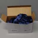 Canlierr Giant Wall Bow Decorations 90x18 Inch Oversized Large Velvet Bow Decorative for Room Wall Backdrop Party Birthday Baby Shower Decor Front Door Patio Outdoor Wedding Arch Supply (Navy Blue)