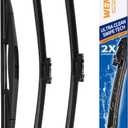 26"/16"/12" Windshield Wipers Compatible with Subaru Crosstrek Impreza 2018-2021 Front and Rear Wiper Blades for My Car Original Equipment Automotive Replacement (Set of 3)