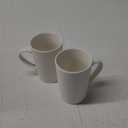 2 Packs 12 OaZ Ceramic Coffee Cup Simple Pure White Ceramic Cup Plain Large Tall White Milk Tea Coffee Mug with Handle