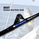 Fiblink 1-Piece Saltwater Offshore Trolling Rod Conventional Boat Rod Carbon Fishing Pole, 6ft, 30-50lb line rating
