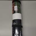 Black Merry Christmas Tree Kitchen Mats Set of 2,Xmas Star Winter Seasonal Farmhouse Home Decor Low-Profile Kitchen Rugs for Floor 17x30+17x47 Inch