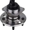PAROD Pair 512003 Rear Wheel Bearing Hub Assembly Fit for Buick Lesabre Lucerne Park Avenue/Cadillac Allante DeVille DTS/Chevy Malibu/Oldsmobile Aurora Cutlass Toronado/Pontiac Bonneville 1991-2011
