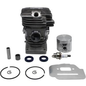 Cylinder Top End Rebuild Kit Replace 1141 020 1206, Compatible with Stihl MS291 MS291C MS271 MS271C Chainsaw47mm Big Bore Piston and Cylinder Top and Rebuild Kit