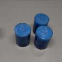 Blue Pillar Candles for Home Scented, Set of 3 Strong Ocean Fragrance Scented Candles, 50+ Hrs Long Burning Candles Set