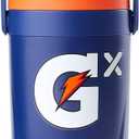 Gatorade Gx Performance Jug, 64oz, Leakproof, Non Slip Grip, Great for Athletes, Navy