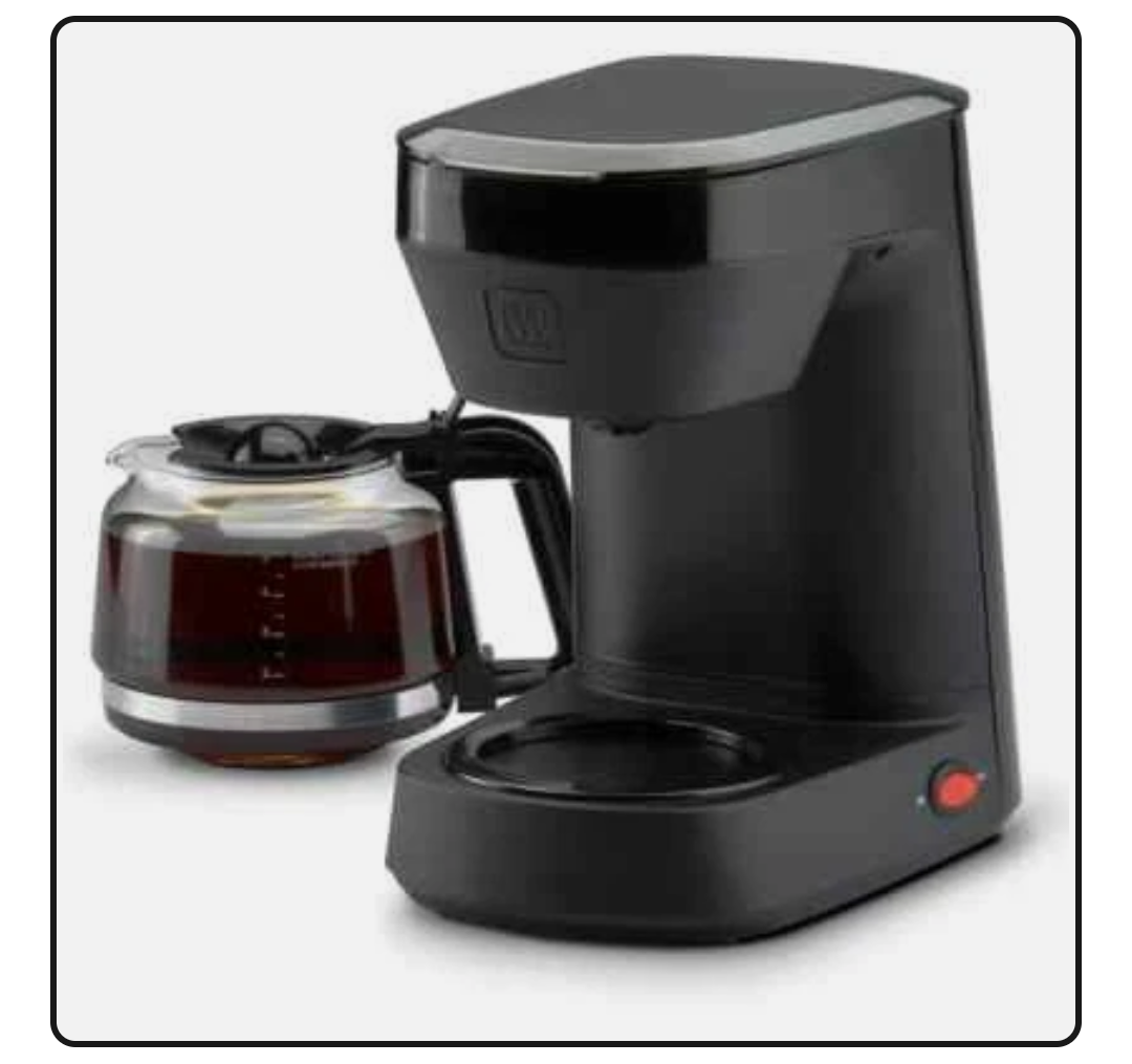 Toastmaster 5-Cup Coffee Maker Pause & Serve Keep Warm Heating Plate GREAT GIFT, Black