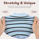 Dog Shirt, Pet Clothes for Chihuahua, Yorkie Teacup Costumes Striped, Small Dogs Sleeveless Tank Top Vest, Breathable Cotton Puppy T-Shirt, Cat Apparel Outfit (Blue, XS)