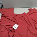 ADANIKI Sweatpants Women Yoga Pants with Pockets for Women Pajamas Work Pants Wide Leg Drawstring Pants for Women's Lounge (Jujube red, Large)