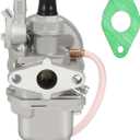 HIAORS 43cc 47cc 49cc 2-Stroke Carburetor Compatible with SYX Moto 50cc Mini Dirt Bike ATV, PZ13 13mm Carb MTA1 MTA2 for Coolster QG-50 SSR Mini Kids Quad Pocket Bikes Gas Scooter Chopper Parts