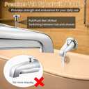 Enhon Tub Spout with Rear Diverter, Bathtub Spout Fitting 1/2-Inch or 3/4-Inch IPS, 5-1/4 Inch Length Bathroom Bathtub Faucet with Adapter, Chrome Finish