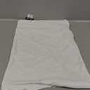 PILLOWY 12"x20" Throw Pillowcases (Cover Only) - 85/15 Nylon, Spandex - Luxurious, Silky, Stretchy & Soft - 1Pcs Solid Color - A Perfect Choice for Couch Chairs Sofa Bed Adult or Kids Bedroom, White