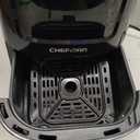 CHEFMAN 2 Qt Mini Air Fryer Digital Space-Saving Compact Air Fryer with Nonstick and Dishwasher Safe Basket, Quick & Easy Meals in Minutes, Features Digital Timer and Shake Reminder Black, 2 Quart