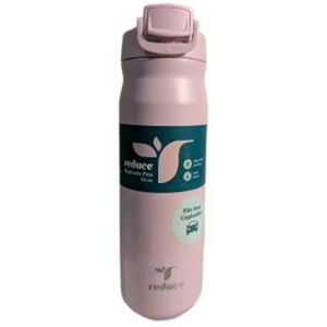 REDUCE 32 oz Hydrate Pro Stainless Steel Insulated Water Bottle - Flip Top Leak-Proof Lid, Dishwasher Safe, BPA-Free, Dual Wall Vacuum, Keeps Drinks Cold for 48 Hrs, Cup Holder Friendly  - Lilac 