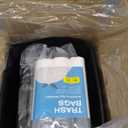 3 Pack Bathroom Small Trash Can with Lid, 2.6 Gallon Slim Garbage Bin with Pop-Up Lid, 10L Plastic Wastebasket for Bedroom, Office, Kitchen, Toilet (Matte Black)