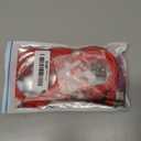 540 Rotating Magnetic Charging Cable (Red 4-Pack 3/3/6/6ft) 3 in 1 USB C Magnetic Phone Charger Cable 2.4A Fast Charge Cord for iPhone Samsung Moto Android Tablet All Micro USB/Type C Device