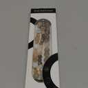 CAGOS Bracelet Compatible with Fitbit Versa 4 Bands/3/Sense/Sense 2 for Women, Handmade Beaded Elastic Replacement Wristband for Versa 2/1/Lite Watch/Special Edition Watch (Amber Brown)