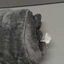 Bedsure GentleSoft Sherpa Fleece Throw Blanket for Couch - Thick and Warm Christmas Blanket for Winter, Soft Fuzzy Plush Throw Gifts for Women and Men, Grey, 50x60 Inches