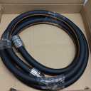Giraffe Tools Garden Hose 5/8", Custom Length, Heavy Duty, No Kink, Flexible, Rubber Garden Hose, Leakproof Water Hose, 600 Burst PSI, 8ft Male to Female Hose