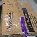 VASAGLE Floor Storage Cabinet, Freestanding Storage Unit with 3 Drawers, Adjustable Shelf, 11.8 x 23.6 x 31.5 Inches, for Living Room, Bathroom, Entryway, White UBBC542P31V1