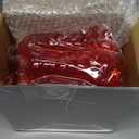 Blulu 100 Pieces Valentine Hearts Filled Candy Box Case Plastic Container Holder 2.56" x 2.48" Birthday Favor for Valentine Exchange Presents Valentines Party Supplies Game Prize Carnival Jewelry Box