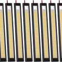 12V LED Light, Enclosed Trailer Light, 12 Volt Lights, 12v LED Lighting for RV Interior, Strip Lights for Trailer, Cargo, Truck, Van, Shed, RV(8Pack, 4000K, Black)