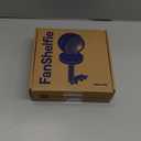 FanShelfie Adjustable Fan Holder for Dorm Room, Bunk & Lofted Bed, College Essentials for Boys & Girls, Patented Height & Distance Design, Compatible with Popular Dorm Fans, 2 Height Options (Black)