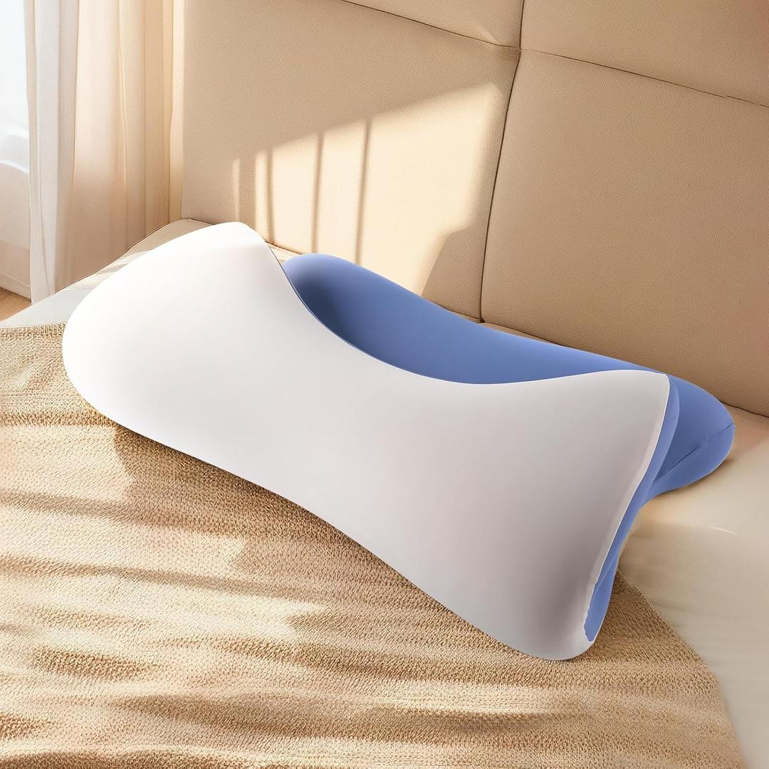 isuke Cervical Neck Pillow for Sleeping, Contour Memory Foam Pillow, Ergonomic Neck Support Cooling Pillow for Side Back Stomach Sleepers with Washable Removable Pillowcase isuke Cervical Neck Pillow for Sleeping, Contour Memory Foam Pillow, Ergonomic Neck Support Cooling Pillow for Side Back Stomach Sleepers with Washable Removable Pillowcase
