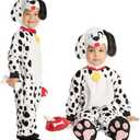 Spooktacular Creations Halloween Baby Animal Costume, Dalmatian Costume Toddler Kids for Halloween Puppy Dress Up Party, Size 6-12M
