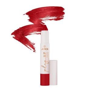 JUICE Play Up Lip Crayon-Play Long Games With Goodness Of Bio Retinol Transfer-Proof Rich Color Red Flag - Mcr11 3 G Pack Of 1