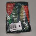 Horaldaily Christmas Cloth Napkins 18 x 18 Inch, Green Christmas Pine Tree Stars Red Party Dinner Decoration Washable Napkins Set of 6