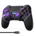 Wireless Controller for PS4/Pro/Slim Consoles, Game Controller with 6-Axis